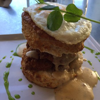 Wild Root - Fried chicken & biscuit with gravy - Breakfast & Brunch Near Me - Boise, Idaho Wild Root - Fried chicken & biscuit with gravy - Breakfast & Brunch Near Me - Boise, Idaho
