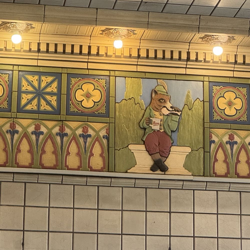 Anheuser-Busch Companies - Mosaic art in bottling building - Breweries Near Me - St. Louis, Missouri