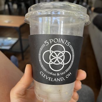 5 Points Coffee & Tea - SF Irish Cream oat milk latte didn't last long - Coffee & Tea Near Me - Cleveland, Ohio 5 Points Coffee & Tea - SF Irish Cream oat milk latte didn't last long - Coffee & Tea Near Me - Cleveland, Ohio