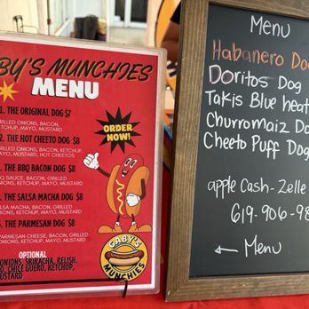 Gaby’s Munchies - Menu - Hot Dogs Near Me Gaby’s Munchies - Menu - Hot Dogs Near Me