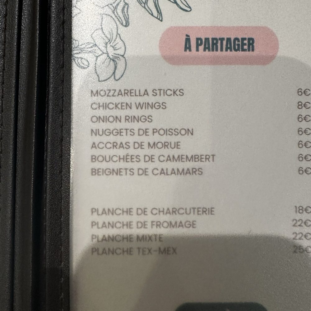 Big Ben Pub - Menu excerpt - Sports Bars Near Me - Neuilly Sur Seine, 92