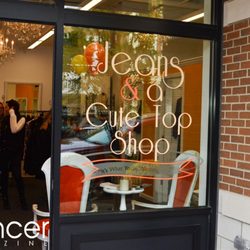 Jeans and a Cute Top Shop - Welcome to Jeans and a Cute Top Shop Hinsdale! Private parking lot behind store with easy access to our back door entry!