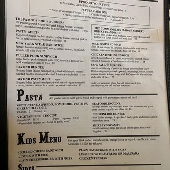 7 Mile House - Aug 2026 menu - Sports Bars Near Me - Brisbane, California 7 Mile House - Aug 2026 menu - Sports Bars Near Me - Brisbane, California