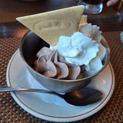 Old Salzburg Restaurant - Chocolate mousse...do not recommend. Tasted like Jello pudding mix.