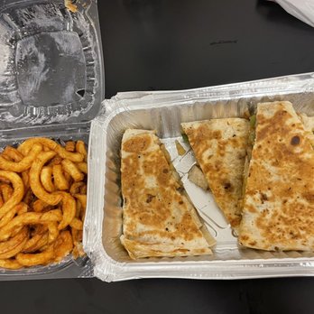 Empire Gourmet Deli - 3. Grilled Chicken Quesadilla Curly Fries - Delis Near Me - New York, New York