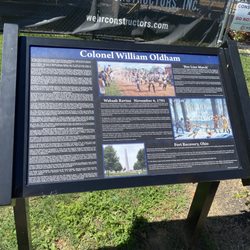 Colonel William Oldham Statue