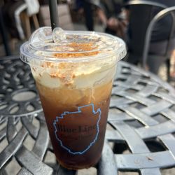 Blue Line Coffee House - Biscoff iced latte