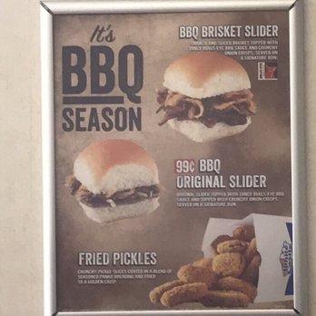 White Castle - Give the BBQ slider a try. - Burgers Near Me - Cillicothe, Ohio White Castle - Give the BBQ slider a try. - Burgers Near Me - Cillicothe, Ohio