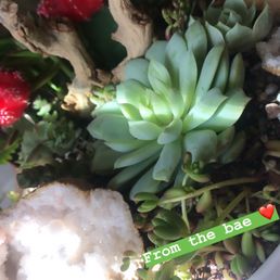 Bigger arrangement with crystals Bigger arrangement with crystals
