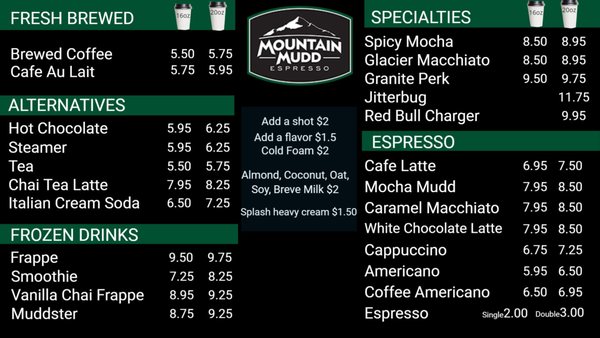 Menu photo 1 Sky Dine Rapid City, SD
