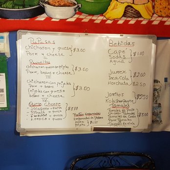 Pupuseria Delicias - menu - Latin American Near Me - Toronto, Ontario Pupuseria Delicias - menu - Latin American Near Me - Toronto, Ontario