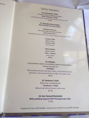 Menu photo 2 Asitane Restaurant Istanbul, 34