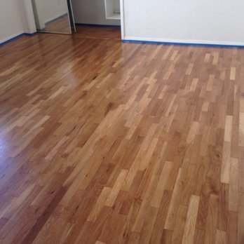 Garcia Flooring Maintenance - I did not stain just asked for 3 coats of clear semi-gloss.  Lovely color and will only deepen with time. - Flooring Near Me