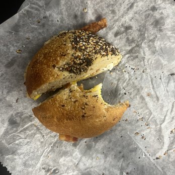 Bagel Boutique - Barely any everything bagel seasoning - Bagels Near Me - Stratford, Connecticut Bagel Boutique - Barely any everything bagel seasoning - Bagels Near Me - Stratford, Connecticut