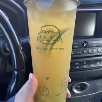 Jam Jam Tea Lab - Green grape smash - Bubble Tea Near Me - Irvine, California