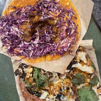 Nixta Taqueria - Potosina (top), Cauliflower (bottom) - Mexican Near Me - Austin, Texas