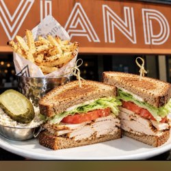 Their famous carved turkey sandwich.