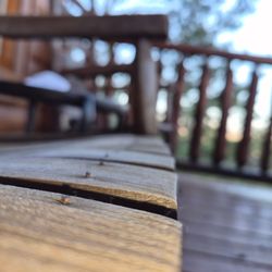 Hemlock Hills Cabin Rentals - Exposed rusty nails.