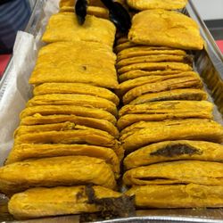 Jamaic's Caribbean Cuisine - Beef Patties! The flavor was incredible!