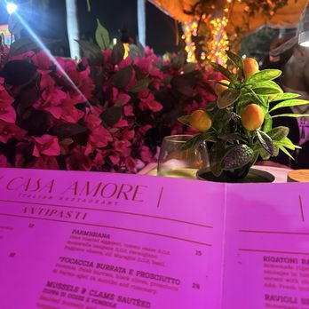 Casa Amore - Menu - Italian Near Me - Miami Beach, Florida