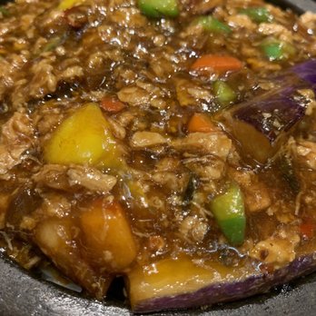 貴德宮皇廷素宴 - Stone Bowl Rice with Eggplant - delicious! - Cantonese Near Me - Hong Kong, HK
