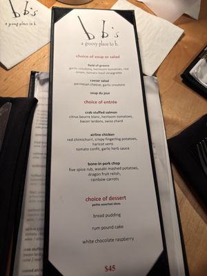 Menu photo 1 BB's Jacksonville, FL Menu photo 1 BB's Jacksonville, FL