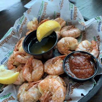 Crabby's Dockside - Boiled jumbo shrimps - Seafood Near Me - Clearwater Beach, Florida
