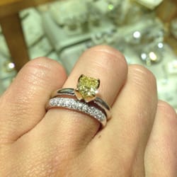 San Dimas Jewelry Mart - Trying on wedding bands
