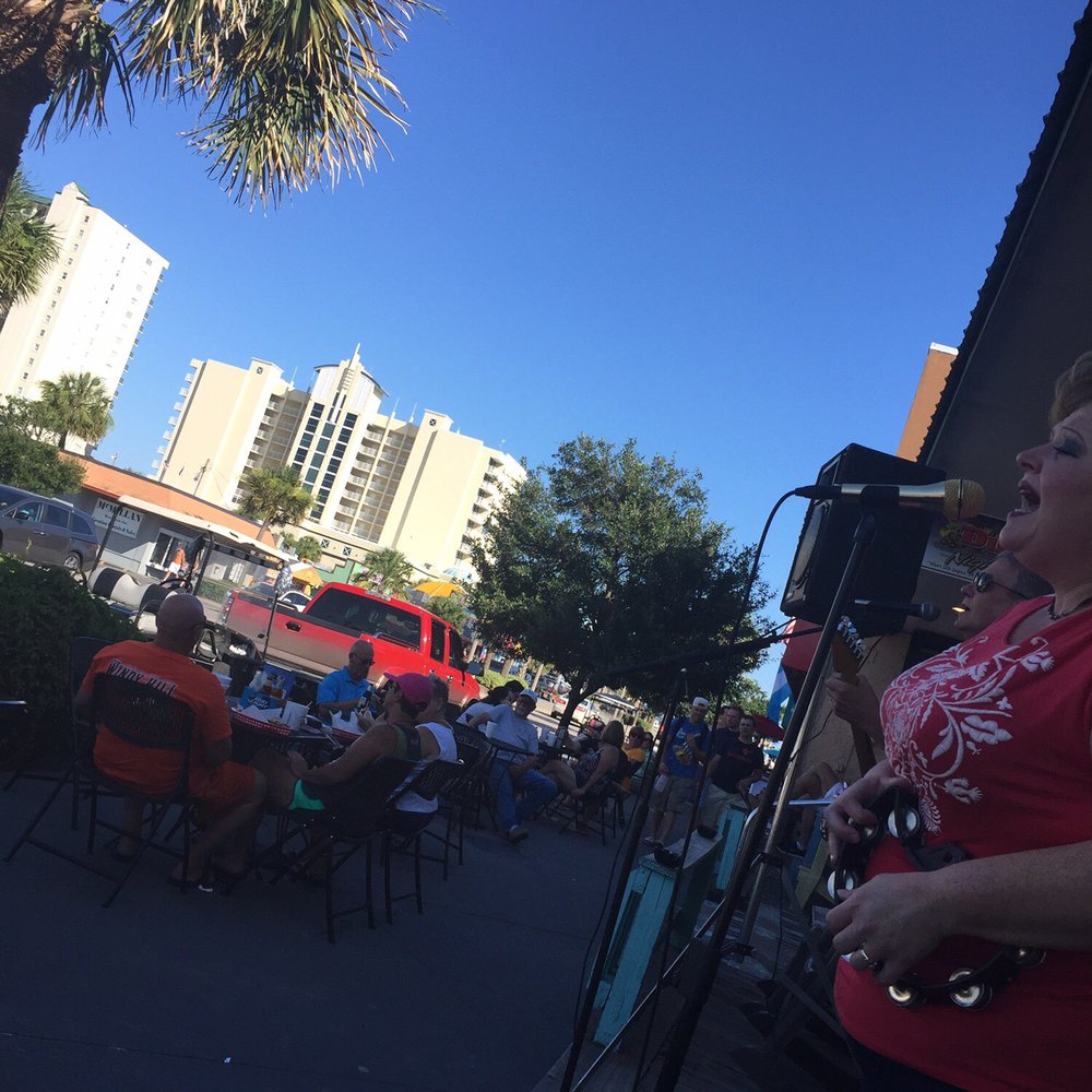 Duck's Night Life - Life band on the porch - Dance Clubs Near Me - North Myrtle Beach, South Carolina
