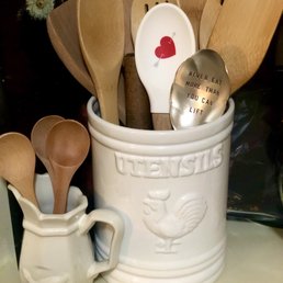 Small pitcher and silver spoon Small pitcher and silver spoon
