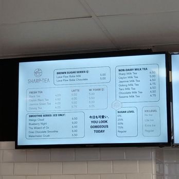 Sharp Tea - Menu - Bubble Tea Near Me - Los Angeles, California Sharp Tea - Menu - Bubble Tea Near Me - Los Angeles, California
