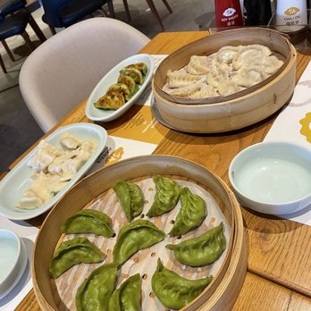 JA Jiaozi - 13)(10) Vegetable Steamed Jiaozi (10pcs) - Dim Sum Near Me - Irvine, California JA Jiaozi - 13)(10) Vegetable Steamed Jiaozi (10pcs) - Dim Sum Near Me - Irvine, California