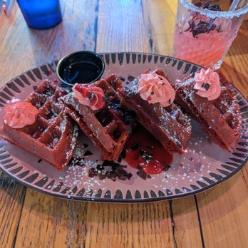 Salt Tacos y Tequila - Red Velvet Waffles - Mexican Near Me - Glendale, Arizona Salt Tacos y Tequila - Red Velvet Waffles - Mexican Near Me - Glendale, Arizona
