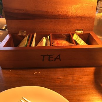 Tho One Thai Eatery - Ordered tea- tea box - Thai Near Me - La Verne, California