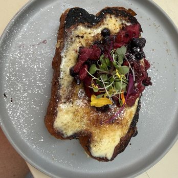 Cove House - Crème brûlée French toast - New American Near Me - La Jolla, California Cove House - Crème brûlée French toast - New American Near Me - La Jolla, California