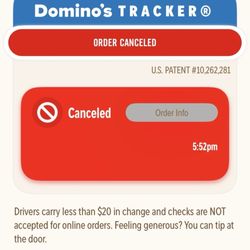 Manager canceled Stolen Pizza Order!