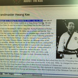 Keith Bennett's Karate Academy - GM Hwang Kee (1914-2002)
