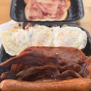 Tip Top Meats - The Big John Platter! 3 eggs your way, country potatoes and 3 meats of your choice - Meat Shops Near Me - Carlsbad, California Tip Top Meats - The Big John Platter! 3 eggs your way, country potatoes and 3 meats of your choice - Meat Shops Near Me - Carlsbad, California