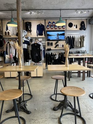 Steel cyclewear & coffee shop by null