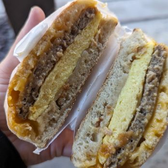 Koffi - Vegetarian breakfast sandwich with Impossible sausage - Coffee & Tea Near Me - Palm Springs, California Koffi - Vegetarian breakfast sandwich with Impossible sausage - Coffee & Tea Near Me - Palm Springs, California