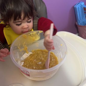 A feel like home for your babies - Working on Fine motor skill, making cornbread. - Child Care & Day Care Near Me - Upper Darby, Pennsylvania A feel like home for your babies - Working on Fine motor skill, making cornbread. - Child Care & Day Care Near Me - Upper Darby, Pennsylvania