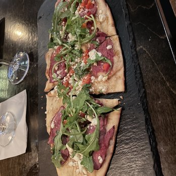 The Mystic Kitchen & Tasting Room - Duck Flatbread was out of this world, would order again and again. - Cocktail Bars Near Me - Bloomington, Illinois