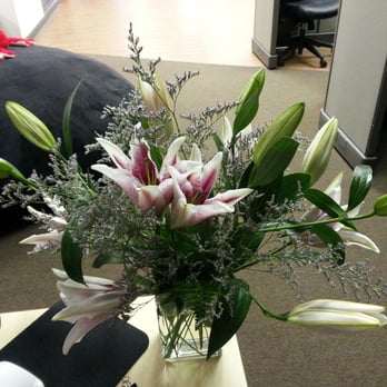 A Flower Junction - Stargazer lillies arrangement - Florists Near Me - Austin, Texas
