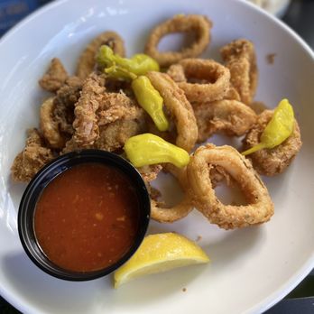 Whiskey Neat - Calamari $7.50 on HH - Tapas Bars Near Me - Fort Lauderdale, Florida