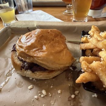Antimony Brewing - Lamb burger, the best in town! - Bars Near Me - Lenox, Massachusetts
