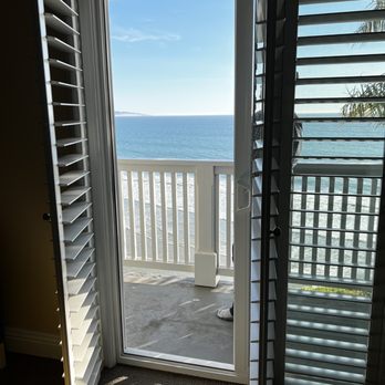 Pismo Lighthouse Suites - View from oceanfront suite. Narrow balconies. Clear glass would have been nice for view purposes! - Hotels Near Me - Pismo Beach, California Pismo Lighthouse Suites - View from oceanfront suite. Narrow balconies. Clear glass would have been nice for view purposes! - Hotels Near Me - Pismo Beach, California