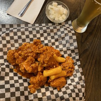 Pelicana Chicken - The pickled turnip was a good taste fatigue breaker. - Korean Near Me - Burnaby, British Columbia Pelicana Chicken - The pickled turnip was a good taste fatigue breaker. - Korean Near Me - Burnaby, British Columbia