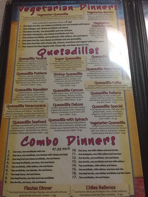 Menu photo 6 Tres Hermanos Greenup, KY
