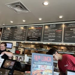 The Cookshack - Great menu and smiling faces.