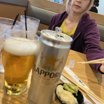 Watami Revolving Sushi Bar - Japanese beer - Conveyor Belt Sushi Near Me - Parma, Ohio
